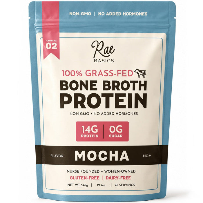 Mocha Bone Broth Protein Mix, 12 servings